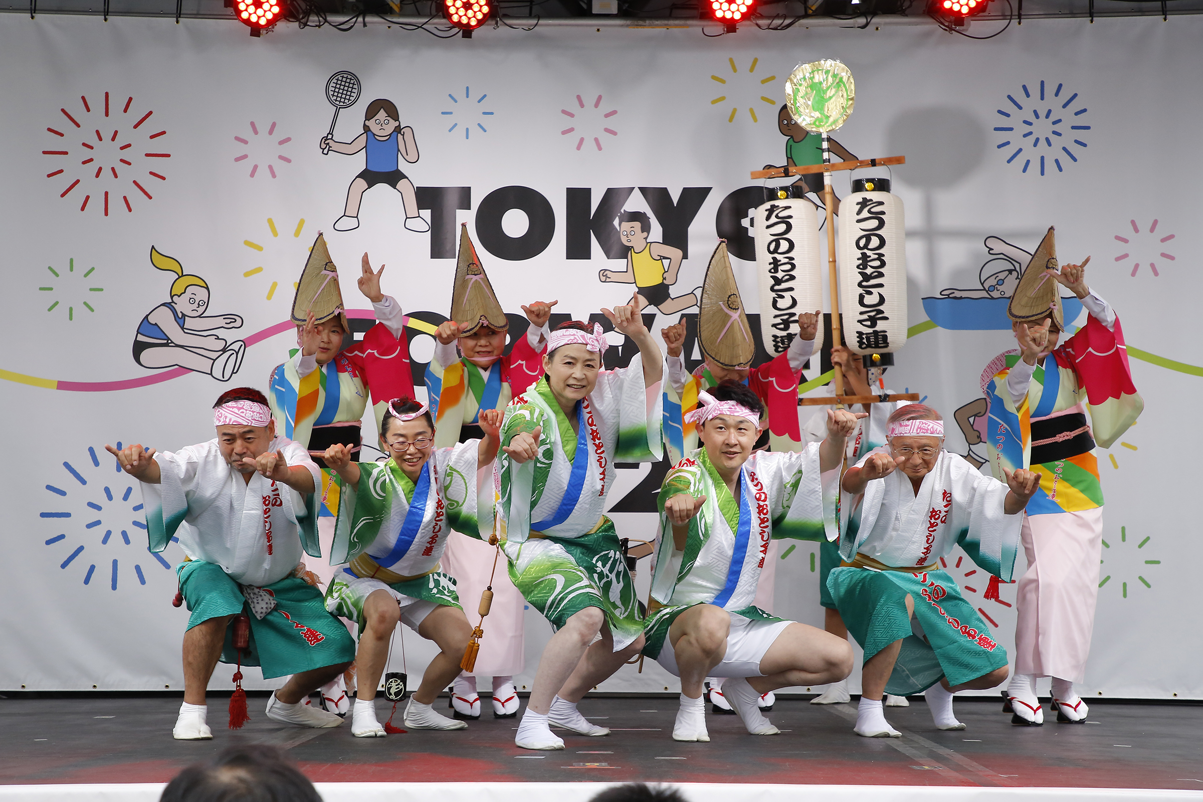 たつのおとし子連の皆さんのグループ写真
