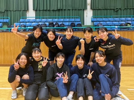 チームメイトとの写真